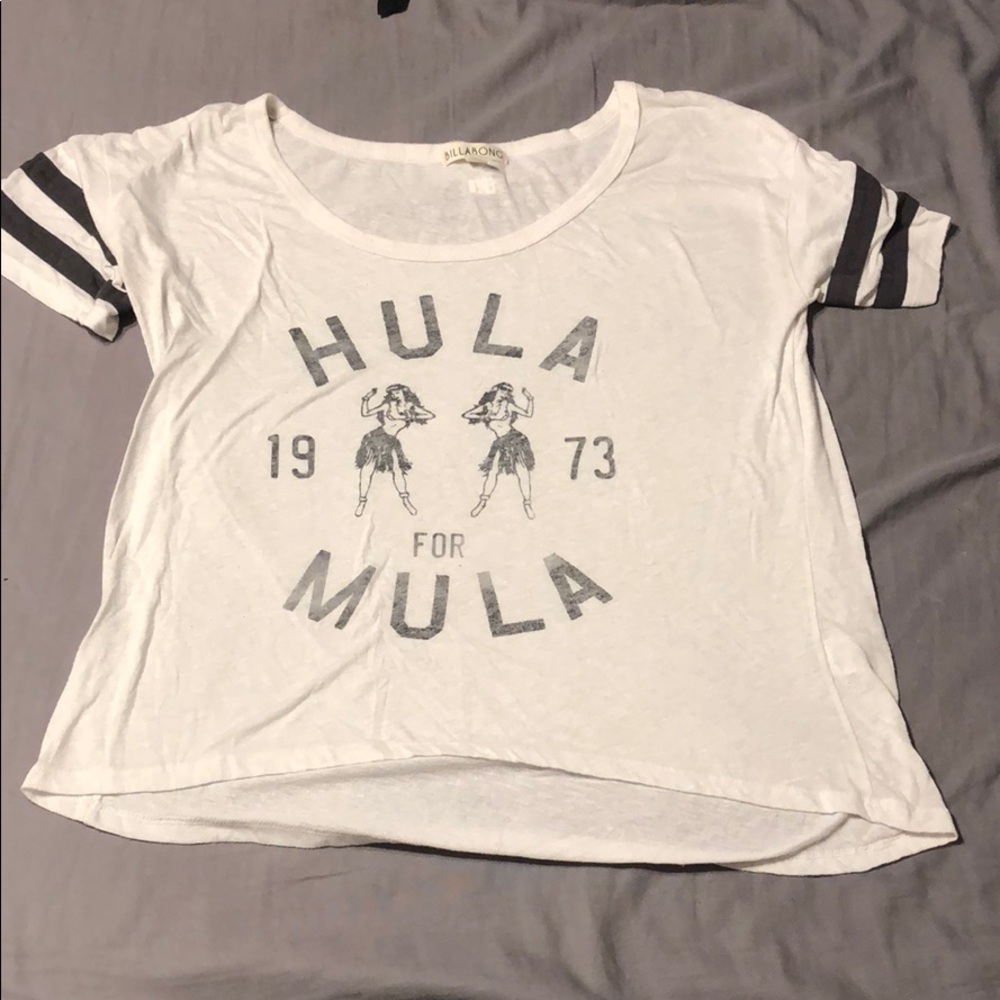 White shirt, HULA FOR MULA